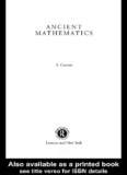 Ancient Mathematics