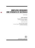 Simplified Mechanics and Strength of Materials, 6th Edition