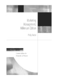 Marketing Management, Millenium Edition