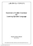 Essentials of Arabic Grammar Essentials of Arabic Grammar 