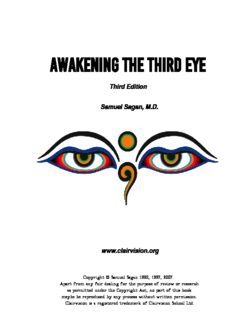 Awakening The Third Eye