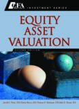 Equity Asset Valuation (CFA Institute Investment Series) - 2nd edition
