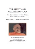 The Study and Practice of Yoga, Volume I - Swami Krishnananda