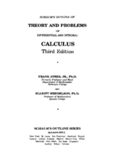Schaum's Outline of Theory and Problems of Differential and Integral Calculus, Third Edition