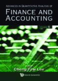 Advances In Quantitative Analysis Of Finance And Accounting (Advances in Quantitative Analysis of Finance and Accounting) Volume 6  
