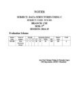 data structure using c notes pdf