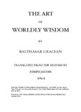 THE ART WORLDLY WISDOM