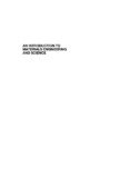 AN INTRODUCTION TO MATERIALS ENGINEERING AND SCIENCE