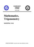 Mathematics, Trigonometry - CB Tricks