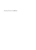 Analog Circuits Cookbook