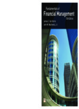 Fundamentals of Financial Management (Van Horne 13th edition)