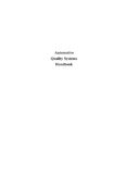 Automotive Quality Systems Handbook
